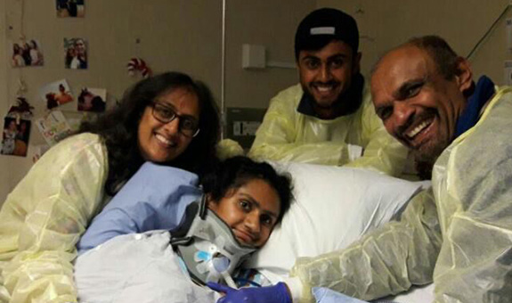 Mind over matter: Veterinary science 'Warrier' realises her dream